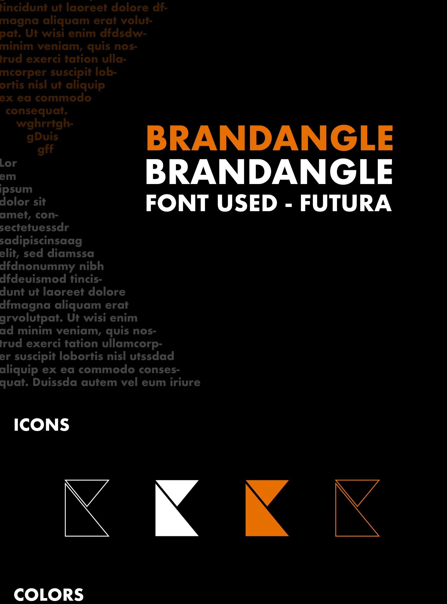 Brandangle — Brand identity artwork 2