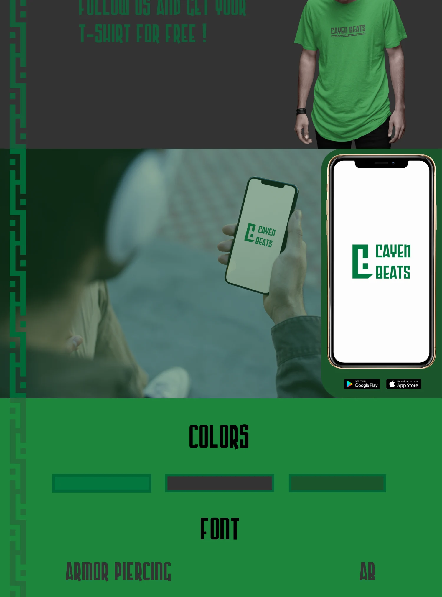 Cayen Beats — Brand identity artwork 2