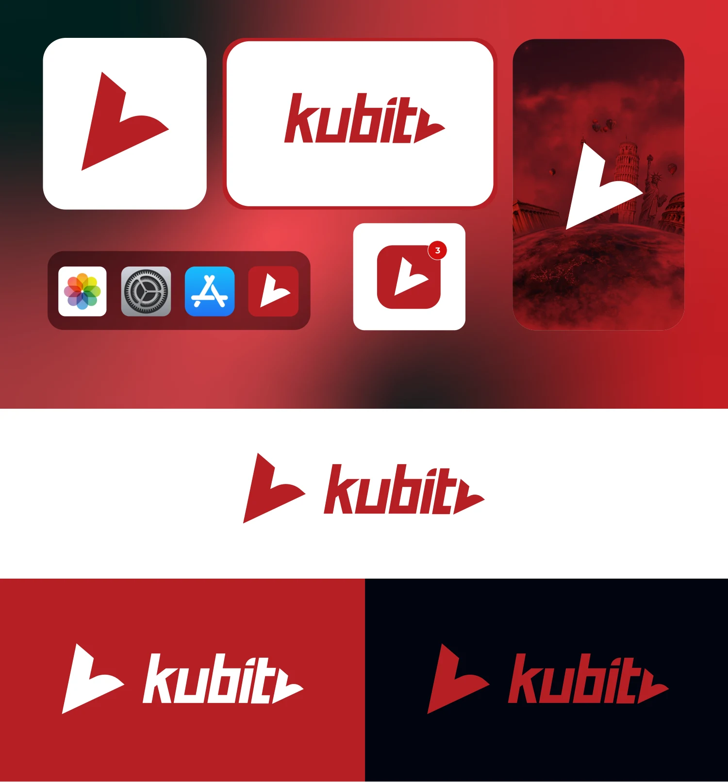 Kubitv — Brand identity artwork 1